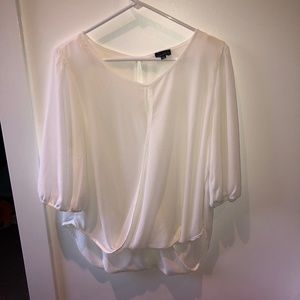 white cross body shirt